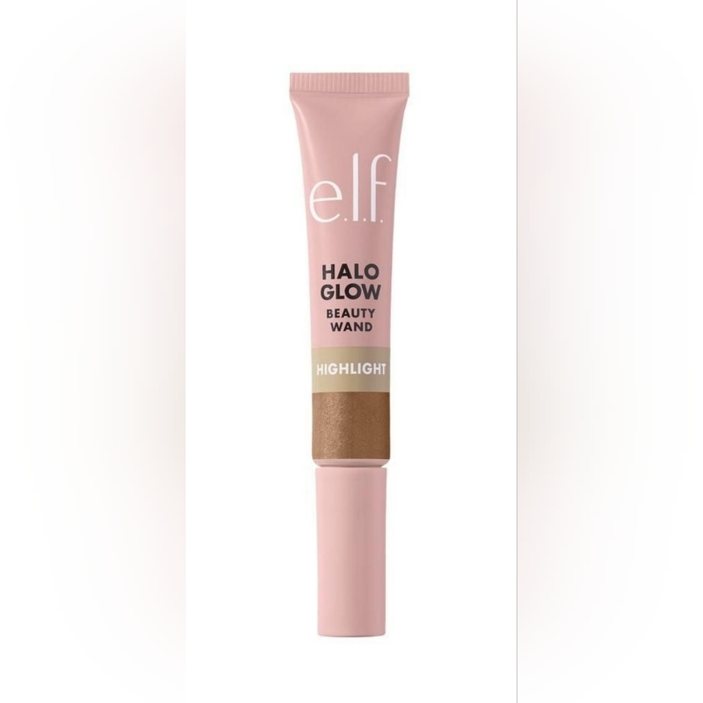 e.l.f. Halo Glow Liquid Highlight Beauty Wand; Liquid Gold; Vegan & Cruelty-free